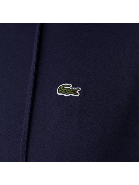 Lacoste Bluza Z Kapturem I Bawełnianą Dżersejową Bluzą Lacoste granatowa
