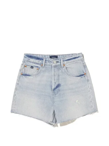 Pantaloni scurți din denim Denham albastru