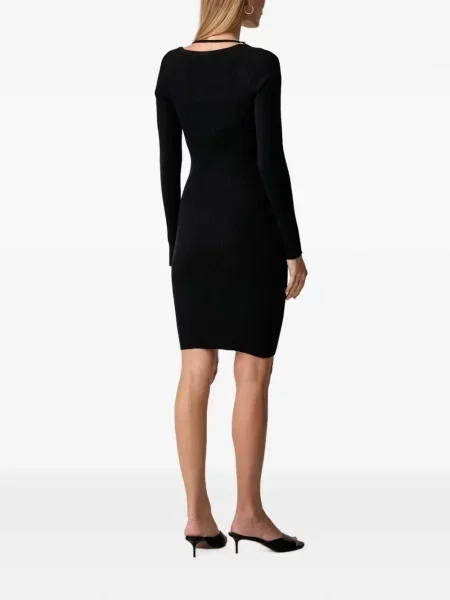 Rochie mini Guess cu autograf negru
