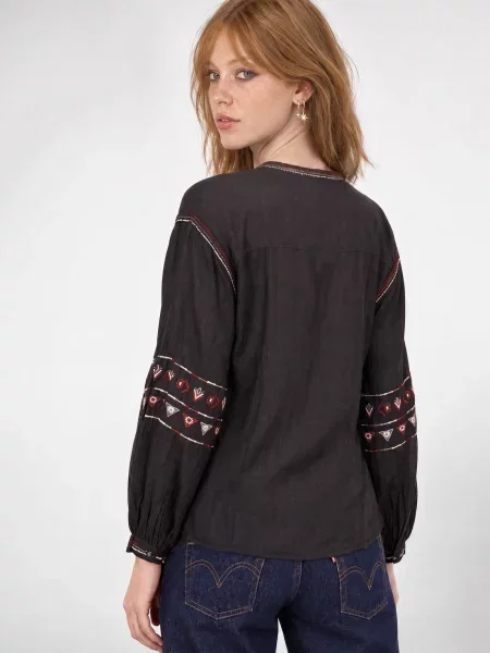 Cămașă de blugi Pepe Jeans negru