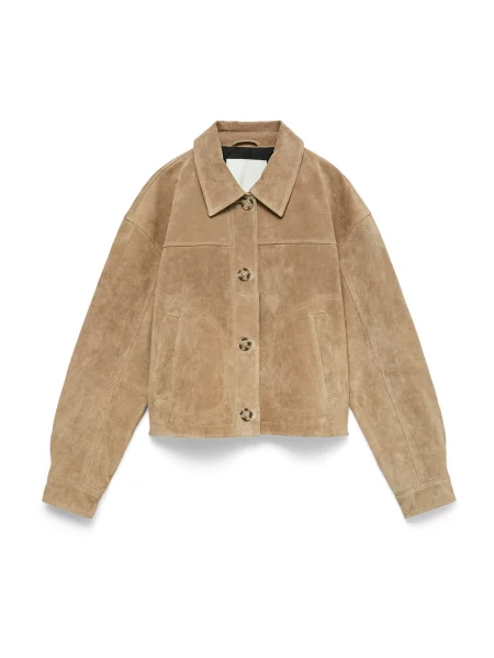 VERO MODA Geacă de primăvară-toamnă VMRoycestine mokka maro