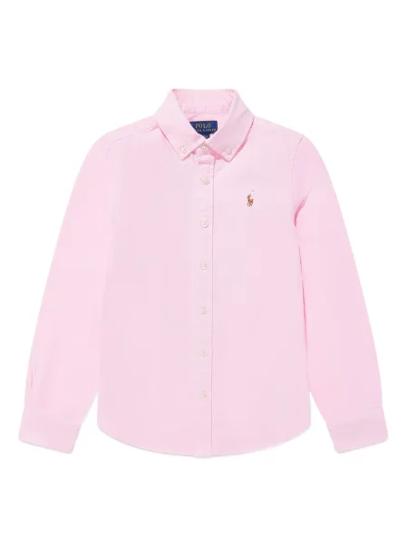 Koszulka polo dziecięca Polo Ralph Lauren różowa