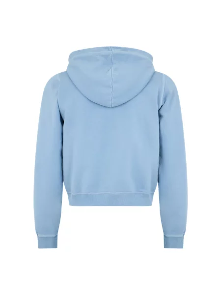Bluza z kapturem Diesel z kapturem niebieska
