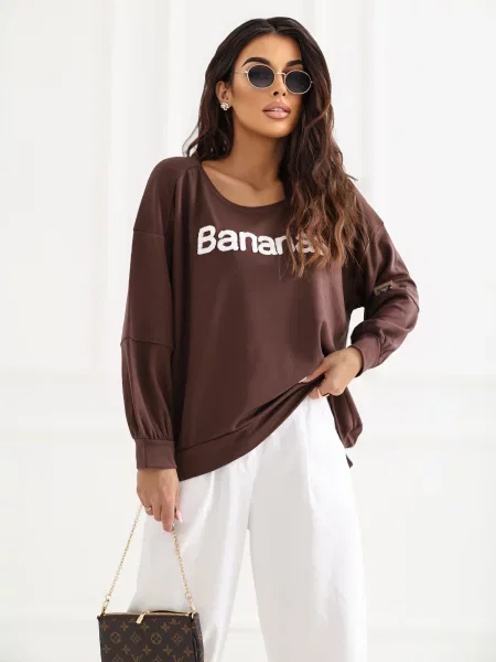 Bluza oversize Rue Paris czarna