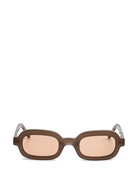 Ochelari de soare Kaleos cu imprimeu geometric maro