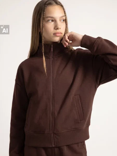 Dětska bomber bunda Sinsay hnědá