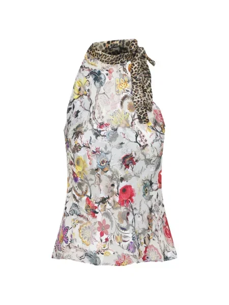 Top Roberto Cavalli cu imagine alb