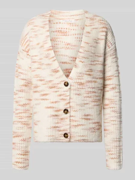 Kardigan rozpinany krój regular fit z domieszką wełny z alpaki Christian Berg Woman biały