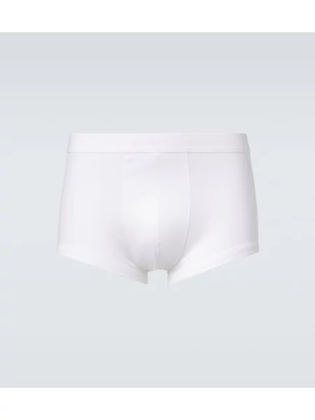 Boxeri Zimmerli din jerseu alb