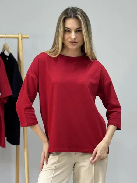 Лонгслив Umon красный