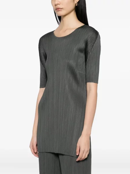 Plisirani top Pleats Please Issey Miyake zelena