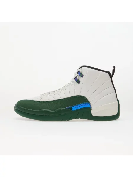Sneakers Air Jordan 12 Retro "Bucks" Summit White/ Gorge Green/ Fierce Purple EUR alb