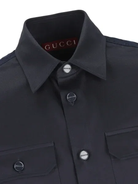 Cămașă Gucci lungă albastru