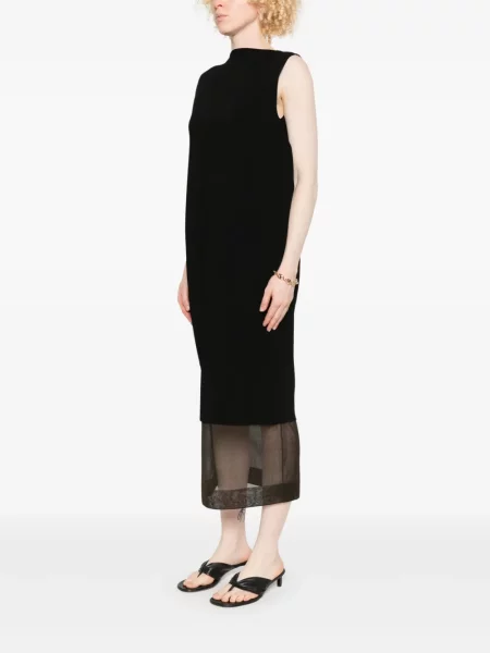 Rochie midi Khaite până la genunchi de costum negru
