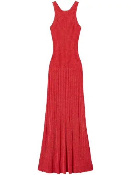 Rochie Twinset tricotate de costum roșu