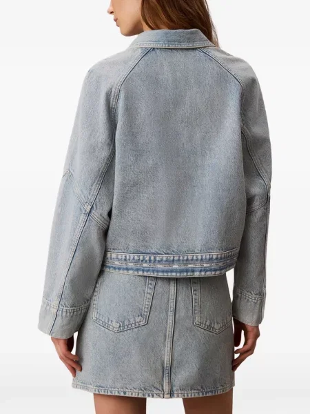 Geacă de blugi Calvin Klein albastru