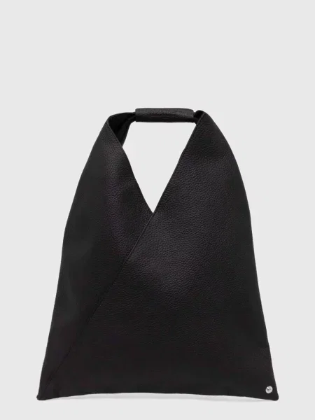 Maison Margiela torebka skórzana czarny