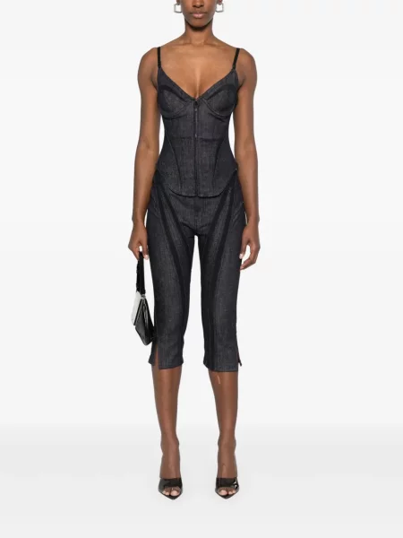 Top Mugler negru