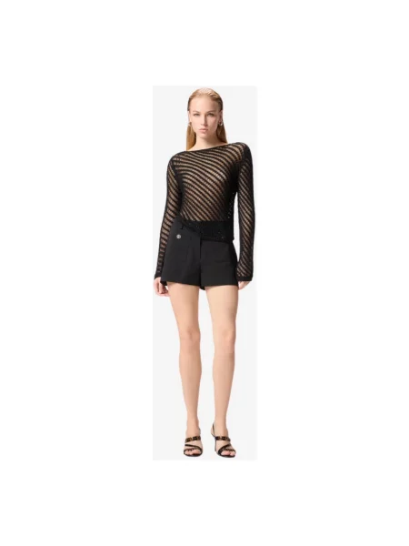 Sweter Pinko z cekinami czarny