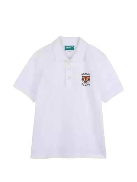 Koszulka polo dziecięca Kenzo biała