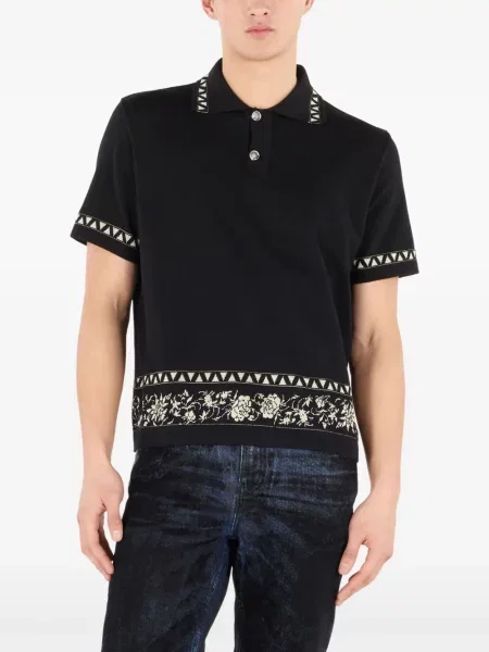 Polo Roberto Cavalli ζακάρ μαύρο