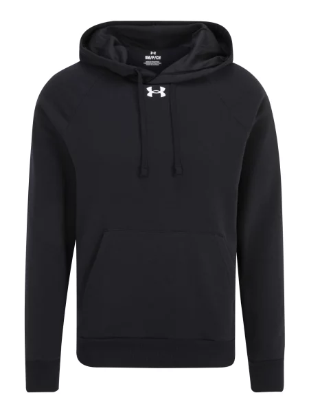 UNDER ARMOUR Hanorac sport Rival negru alb