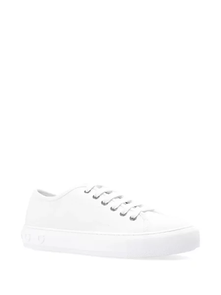 Sneakerși Ferragamo din canvas alb