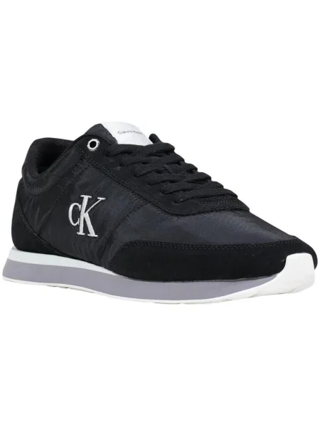 Férfi cipők Calvin Klein Retro Runner Ess Mix Mat black/stormfront/vaporous white. Méret: 40 EU fekete