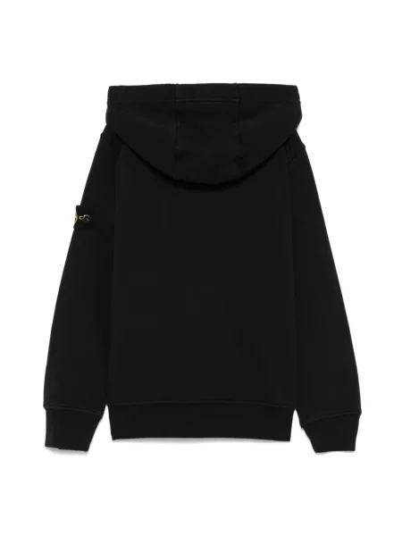 Bluza z kapturem dziecięca Stone Island czarna
