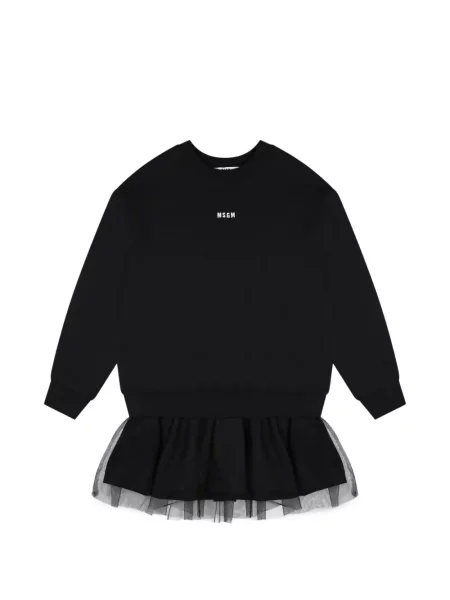 Sukienka mini dziecięca Msgm czarna
