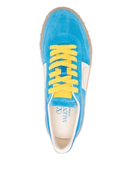 Sneakers Valentino Garavani σουέντ μπλε