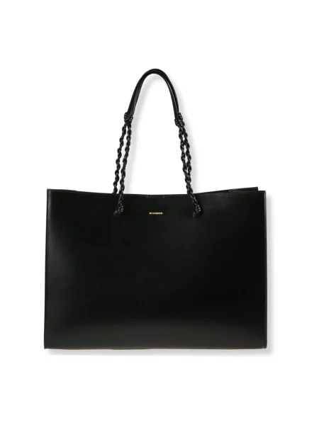 Torebka Jil Sander skórzana czarna