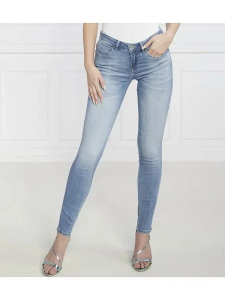 GUESS Blugi CURVE X | Skinny fit albastru
