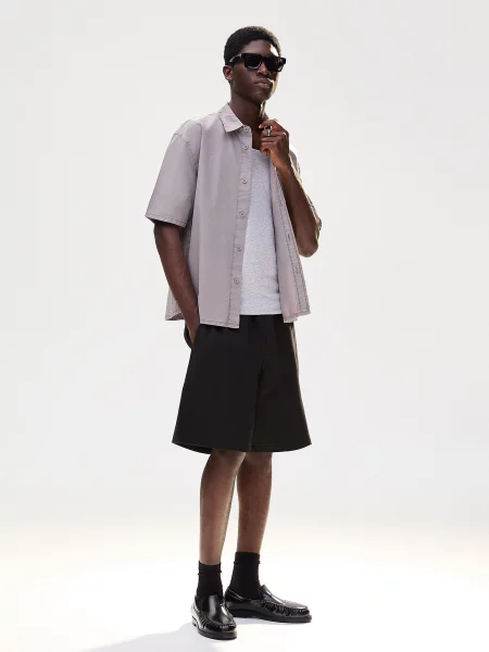Bershka Pantaloni negru