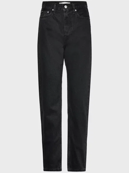Прямі джинси Calvin Klein Jeans чорні