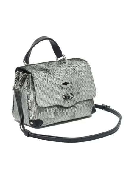 Torebka Zanellato skórzana szara