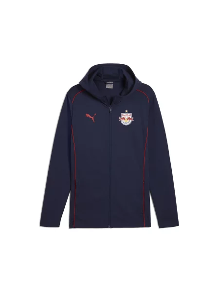 PUMA kurtka z kapturem Casuals FC Bull Salzburg Odzież Niebieski XS czerwony