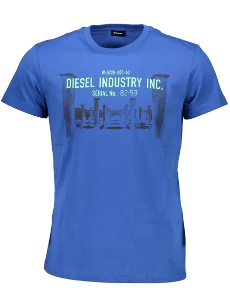 Kratek majica Diesel modra