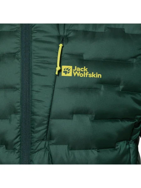 Geacă cu puf Jack Wolfskin verde