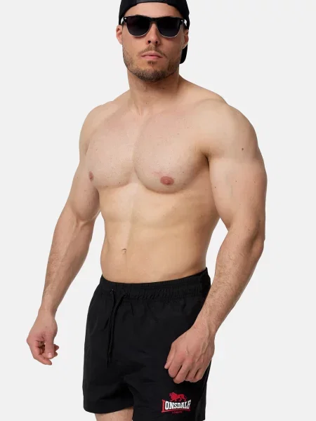 Kratke hlače Lonsdale črna