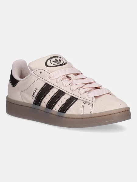 Superge iz semiša adidas Originals Campus bež