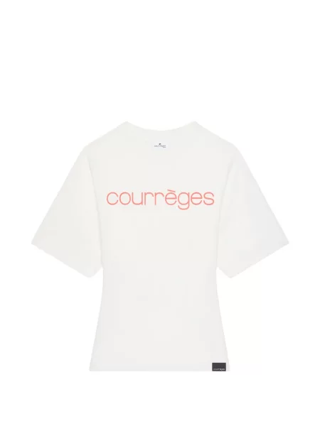 Tricou Courreges alb