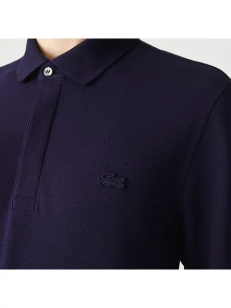 Поло Lacoste синее