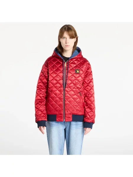 Μπουφάν δυο όψεων Carhartt WIP 50 Years Anniversary OG Active Jacket Denim μπλε κόκκινο