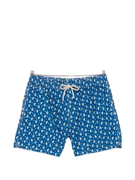 Slip de baie Mc2 Saint Barth cu imagine albastru