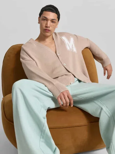 Kardigan o kroju oversized z mieszanki żywej wełny Mm6 Maison Margiela