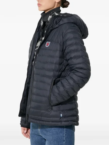 Geacă Fjallraven cu glugă negru