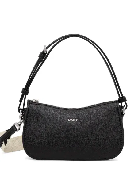 Geantă Dkny cu autograf negru