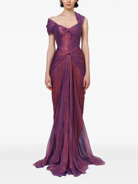 Sukienka Iris Serban fioletowa
