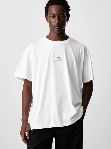 Maison Margiela tričko bílé